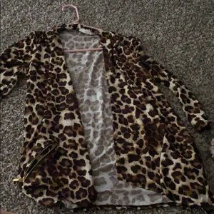Leopard thin cardigan